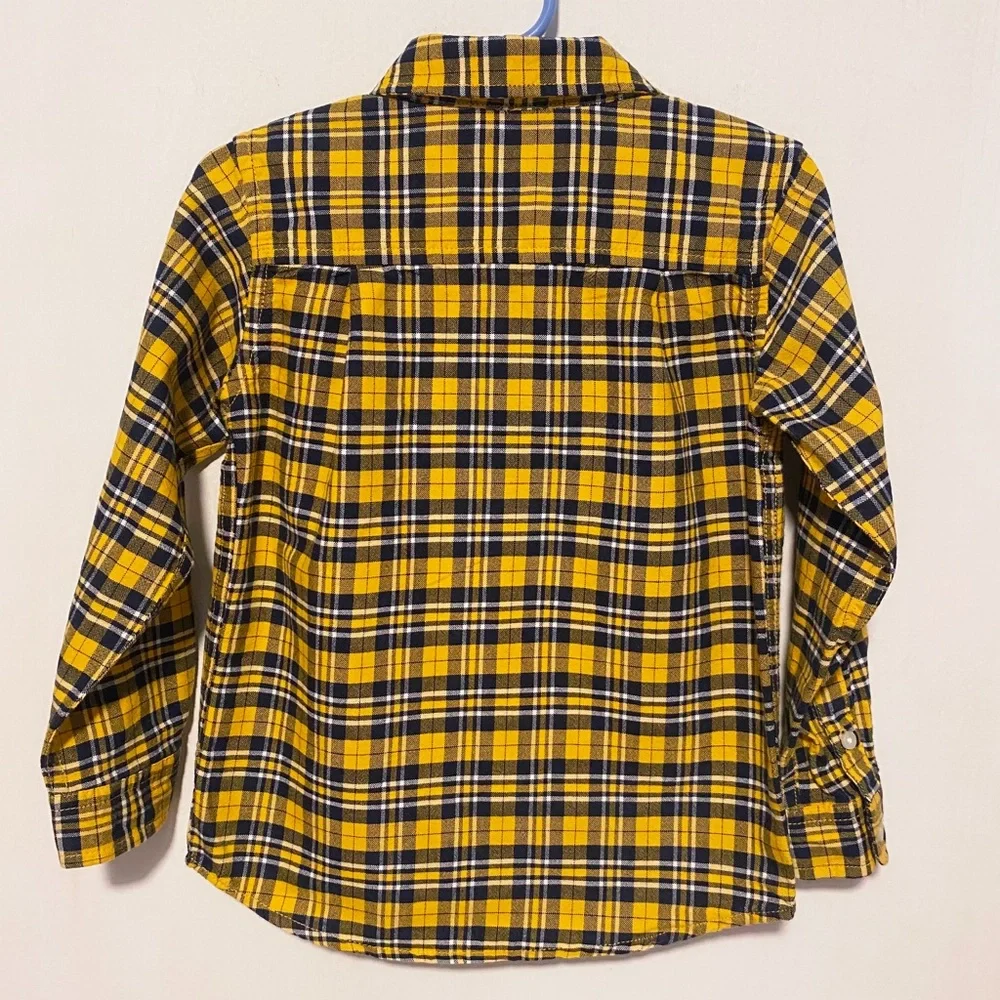 The Children’s Place Toddler Yellow Plaid Shirt